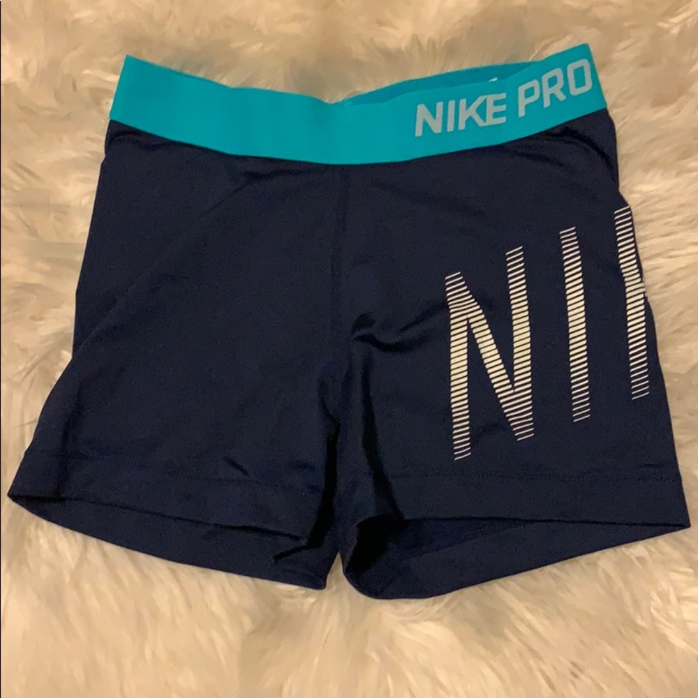 Nike Dark Blue Pro Spandex Shorts